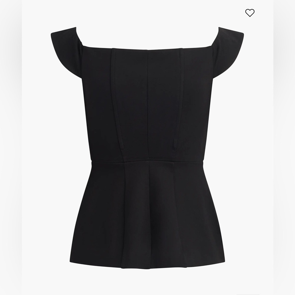 Favorite Daughter Black Button-Front Blouse - Picture 2 of 2